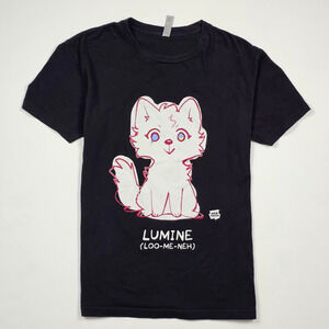 Next Level Webtoon Lumine 100% Cotton Size Small (S) Cute Wolf T-Shirt RN 111449